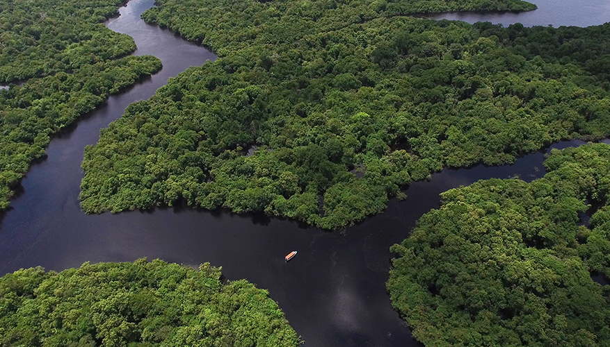 river boat on Amazon